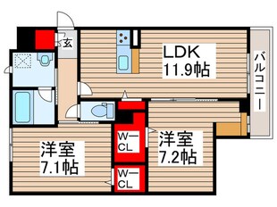 ブルームステージの物件間取画像